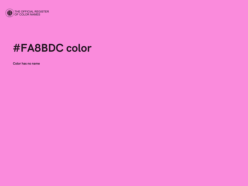 #FA8BDC color image