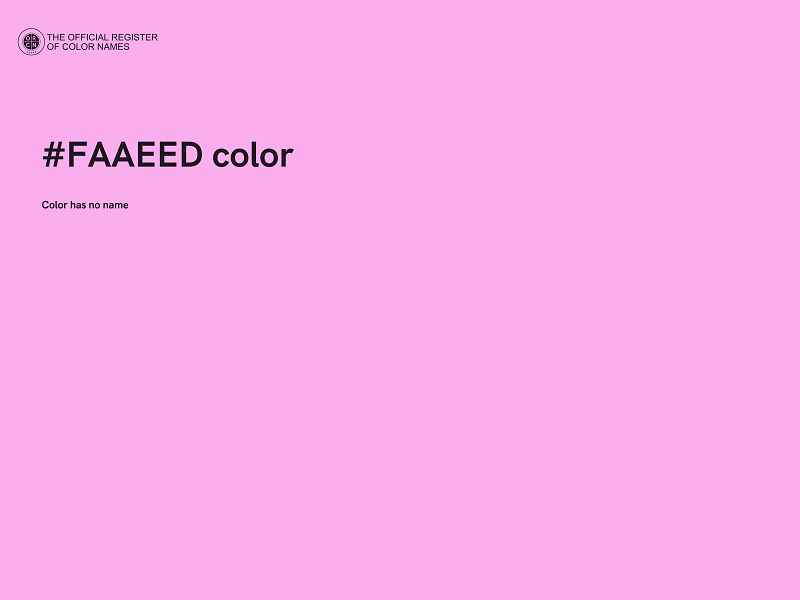 #FAAEED color image