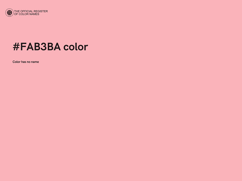 #FAB3BA color image