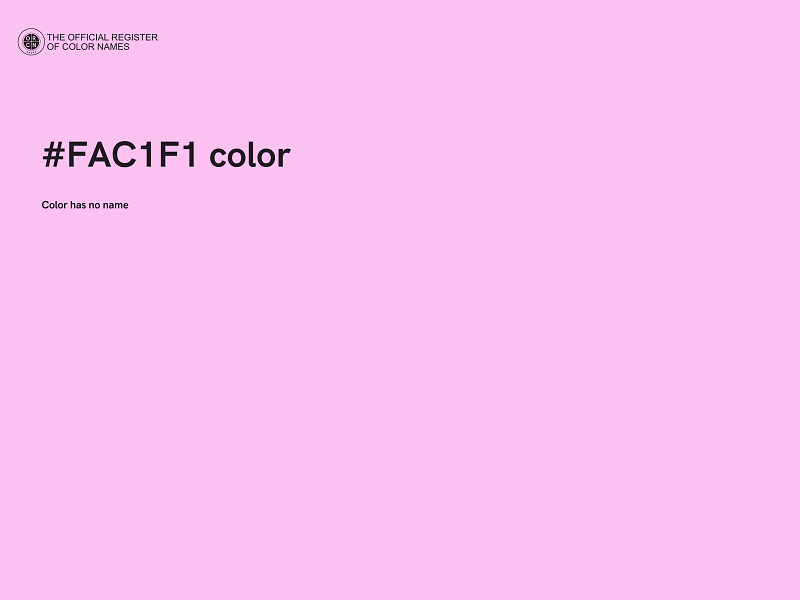 #FAC1F1 color image