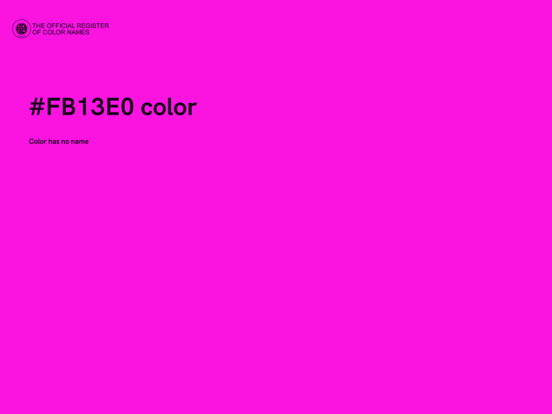 #FB13E0 color image