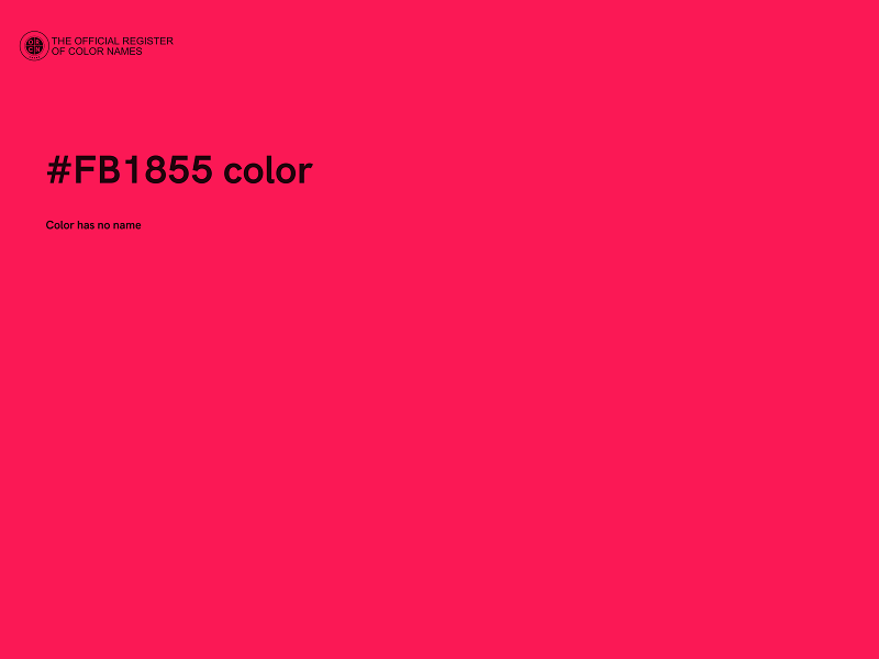 #FB1855 color image