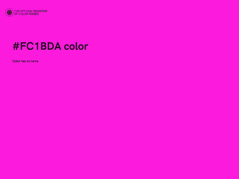 #FC1BDA color image