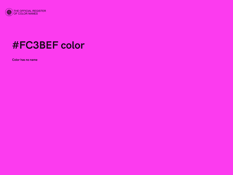 #FC3BEF color image