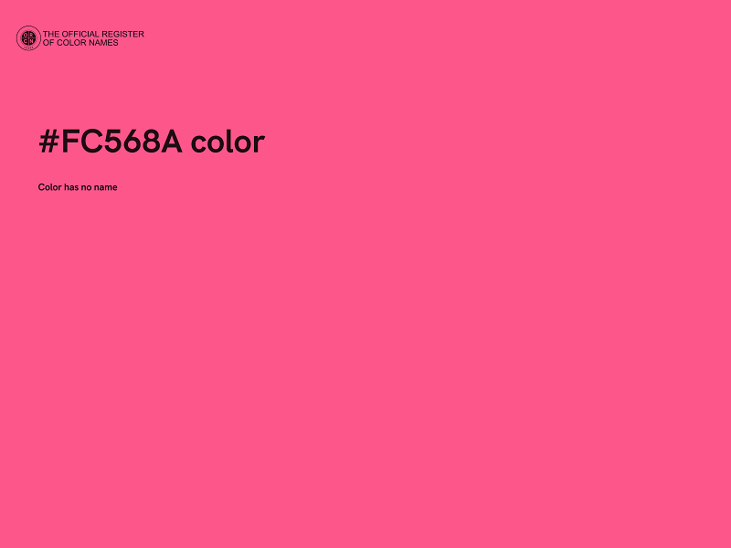 #FC568A color image