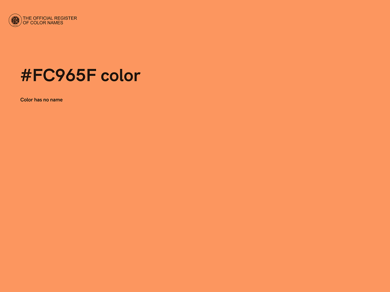 #FC965F color image