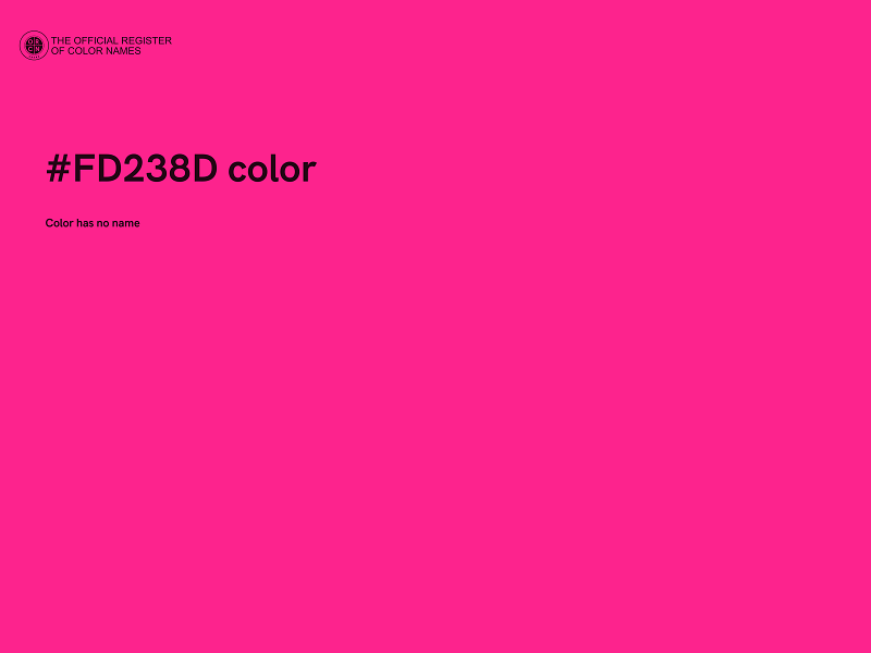 #FD238D color image