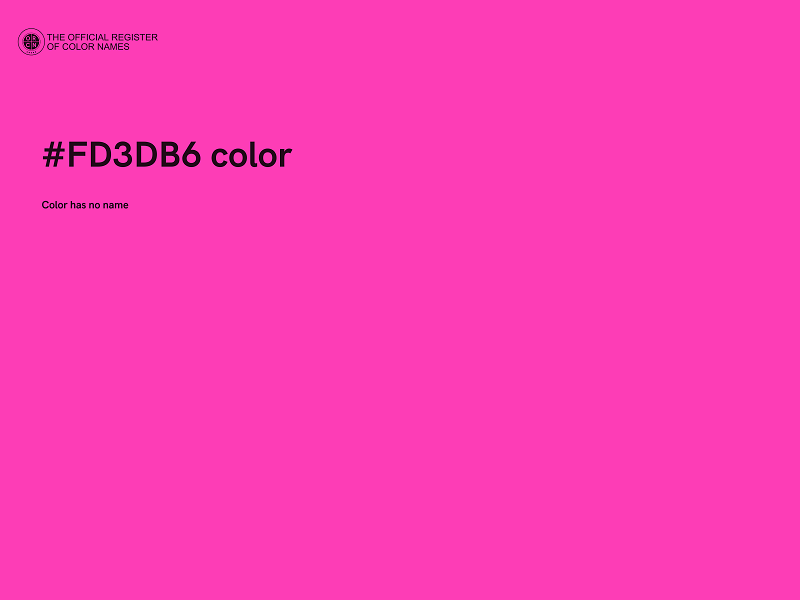 #FD3DB6 color image