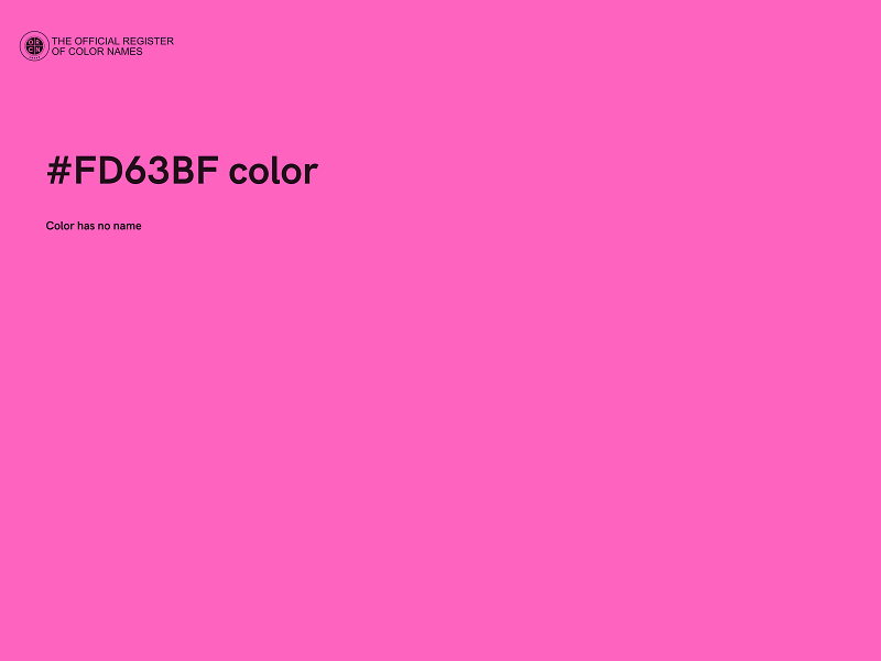 #FD63BF color image