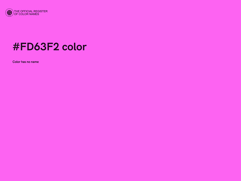 #FD63F2 color image