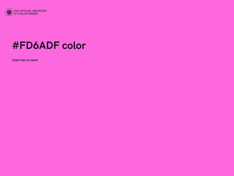 #FD6ADF color image