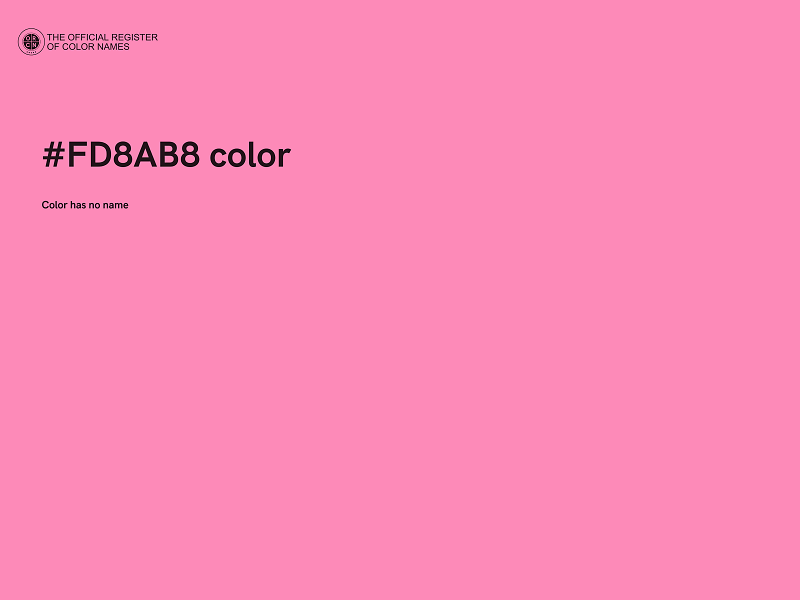 #FD8AB8 color image