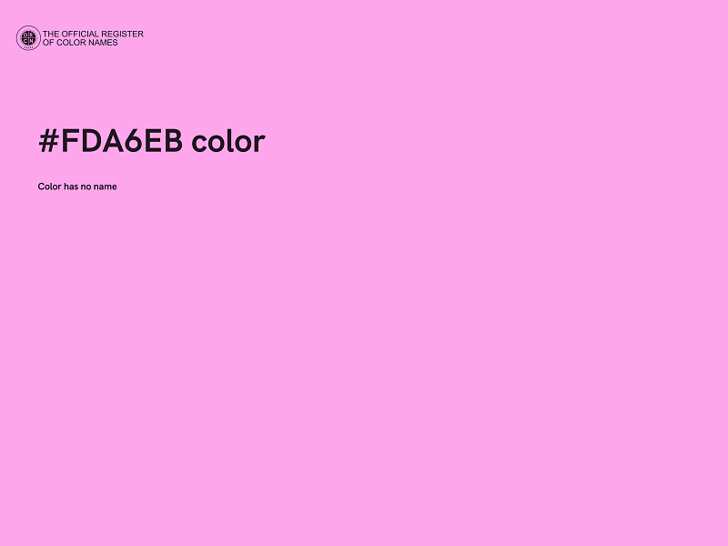 #FDA6EB color image