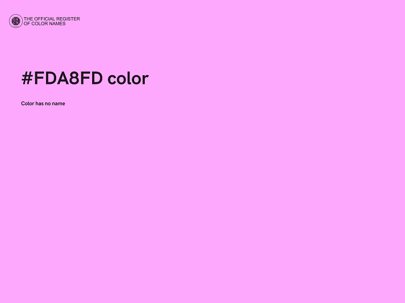 #FDA8FD color image