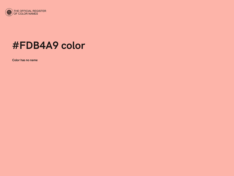 #FDB4A9 color image