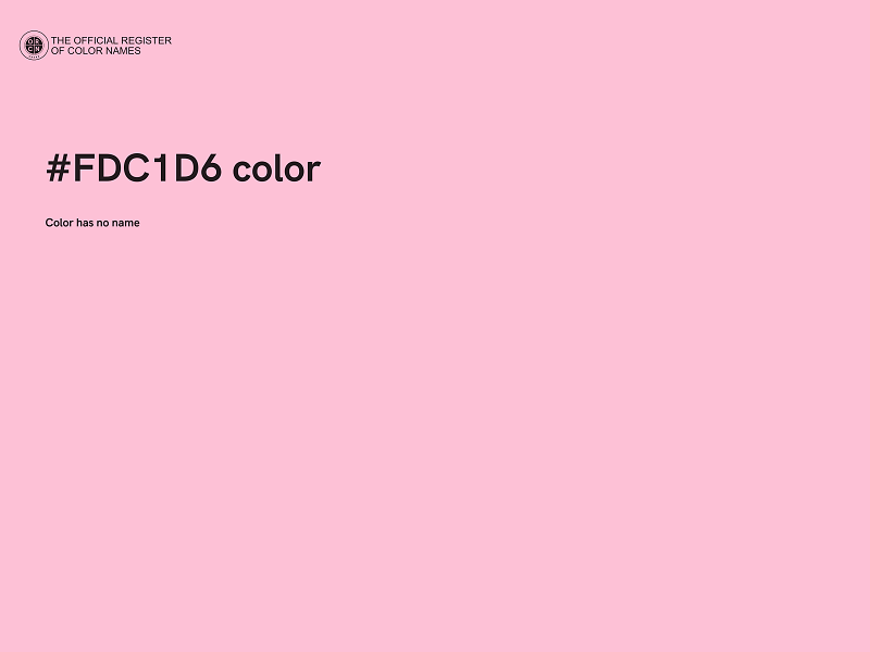 #FDC1D6 color image