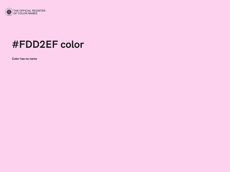 #FDD2EF color image