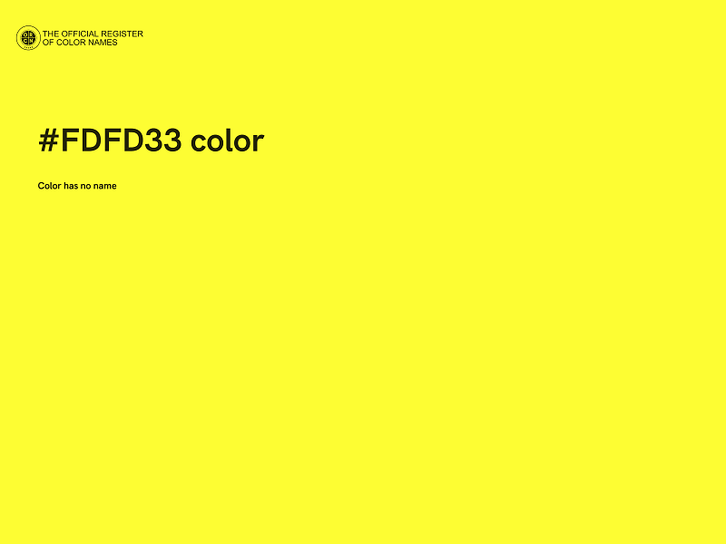 #FDFD33 color image