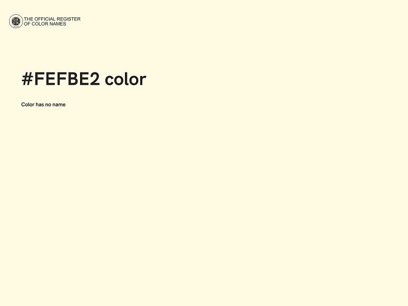 #FEFBE2 color image