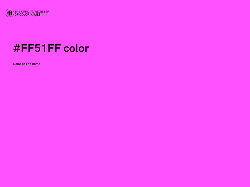 #FF51FF color image