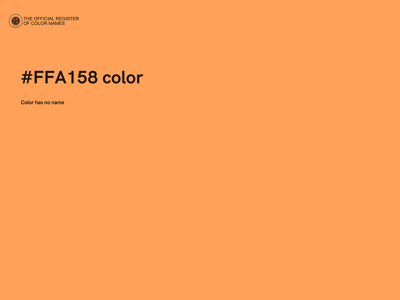 #FFA158 color image