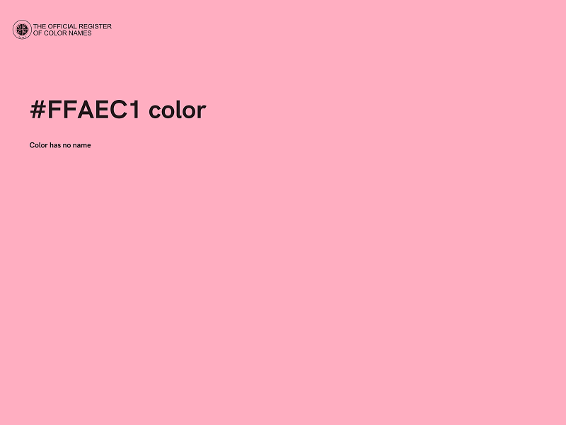 #FFAEC1 color image