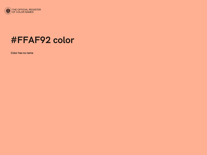 #FFAF92 color image