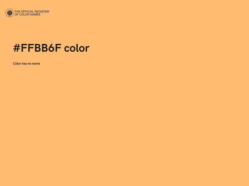 #FFBB6F color image