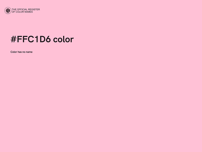 #FFC1D6 color image