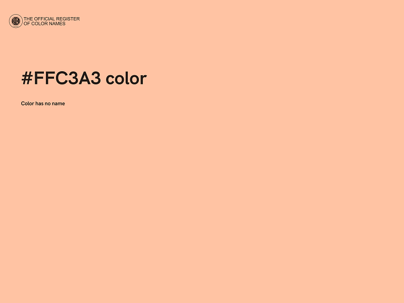 #FFC3A3 color image