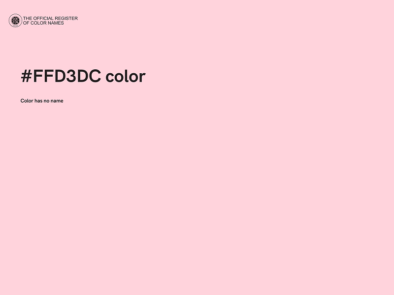 #FFD3DC color image