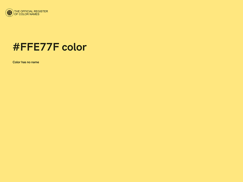 #FFE77F color image