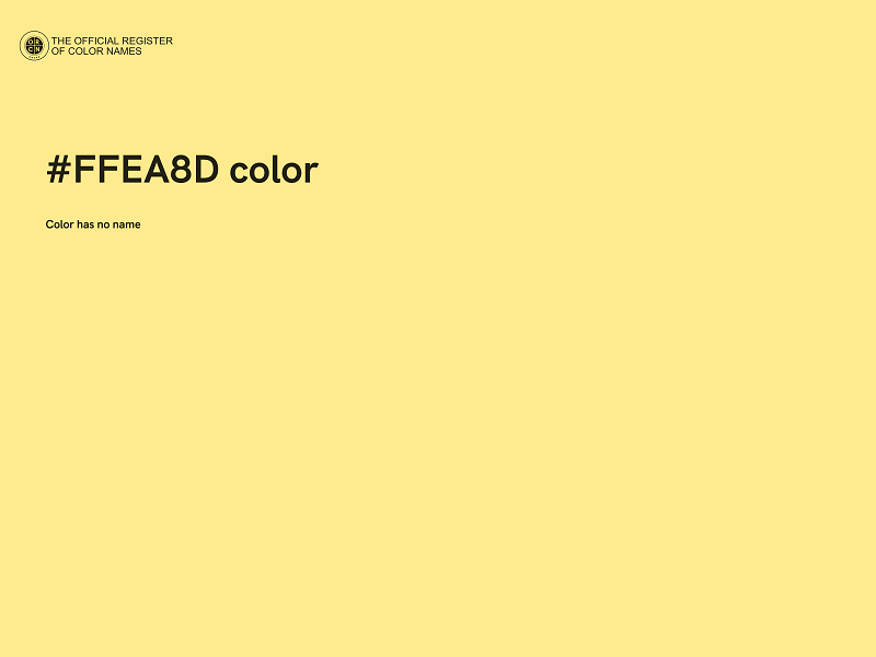 #FFEA8D color image