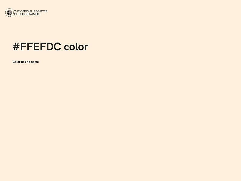 #FFEFDC color image