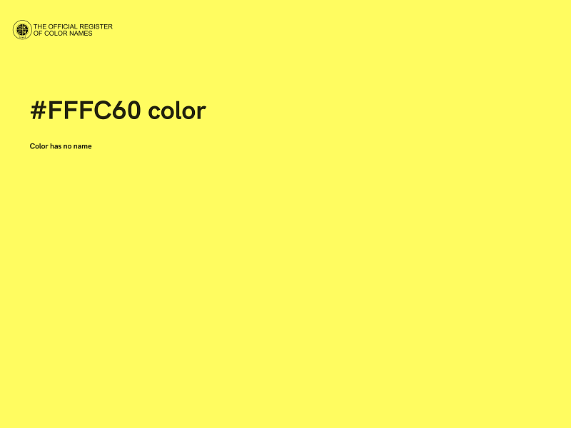 #FFFC60 color image